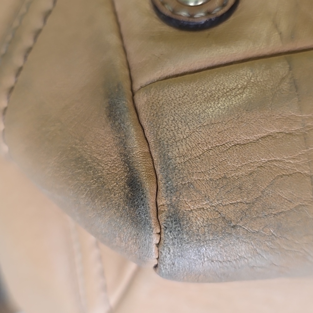 Coach Light Brown Leather Gallery Tote, Vintage - Picture 10 of 15